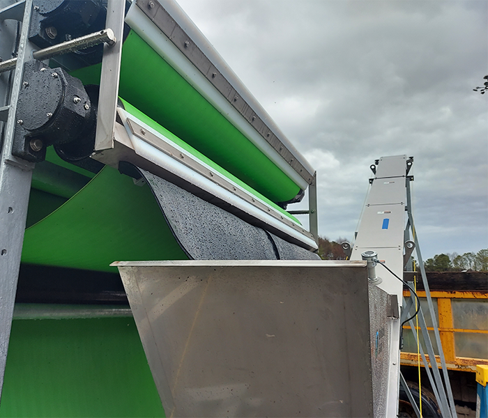 Inclined Shaftless Screw Conveyor - Jasper, GA